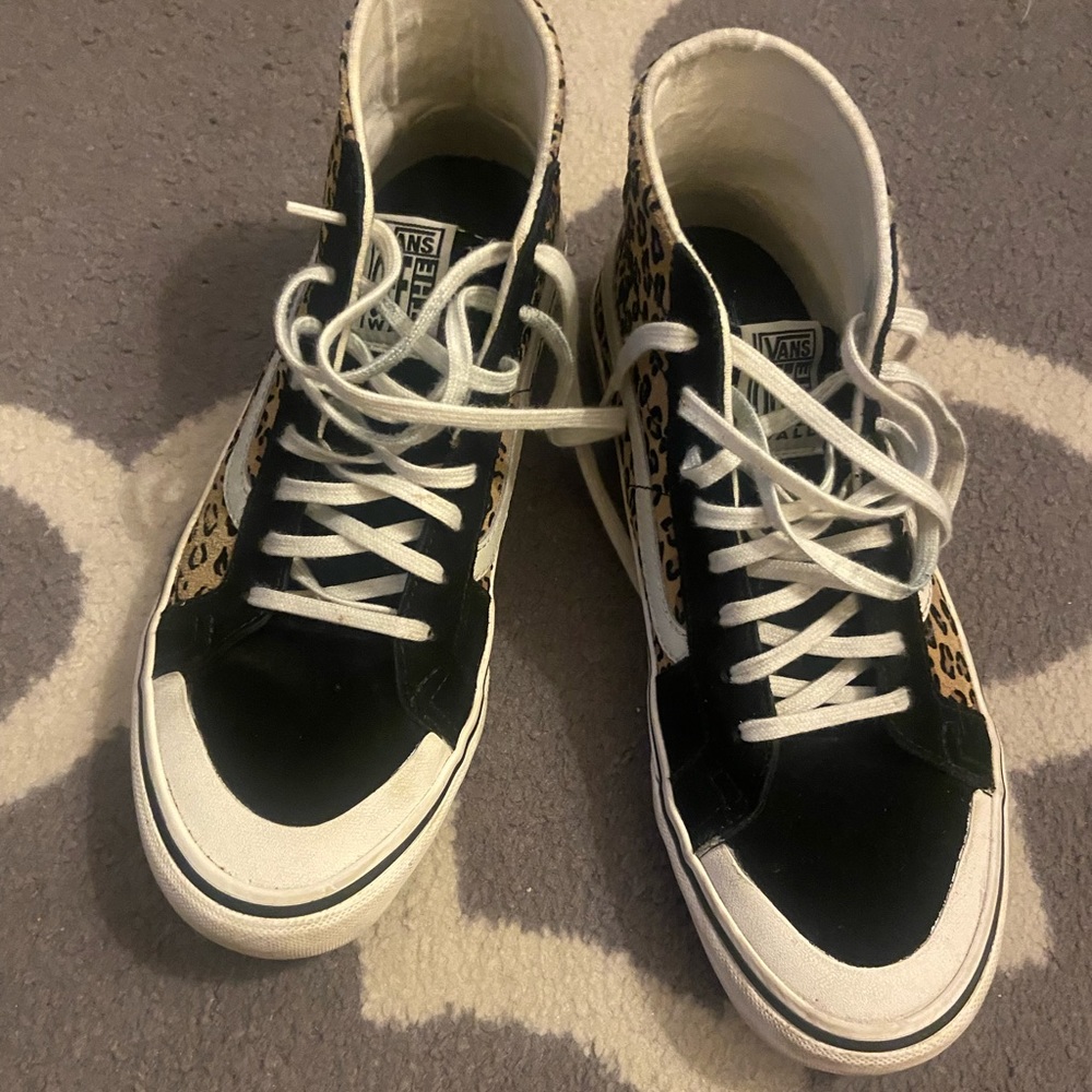 Vans Hightop Leopard Print